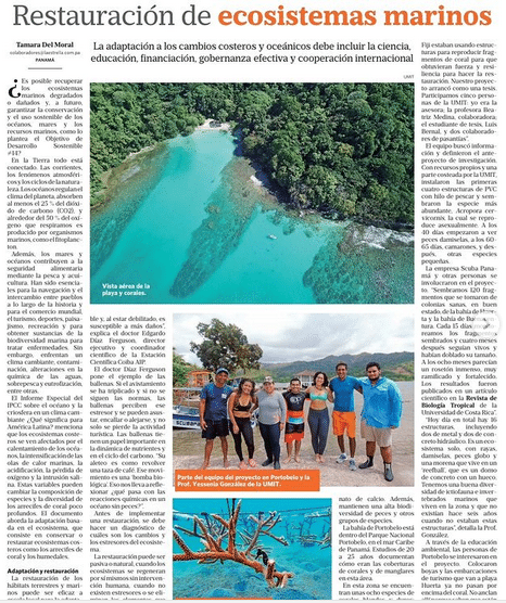 Entrevista al Doctor Edgardo Diaz Ferguson - Restauración de ecosistemas marinos